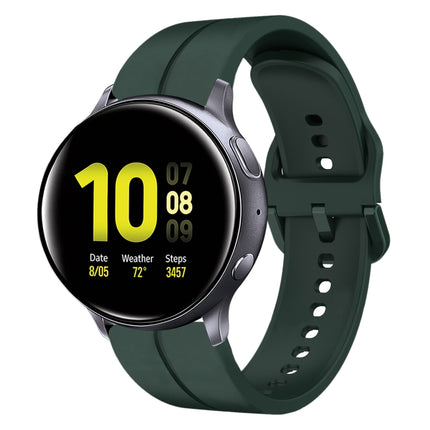 20mm Loop Silicone Watch Band, For Samsung Galaxy Watch Active 2 40mm, For Samsung Galaxy Watch Active 2 44mm