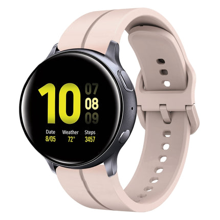 20mm Loop Silicone Watch Band, For Samsung Galaxy Watch Active 2 40mm, For Samsung Galaxy Watch Active 2 44mm