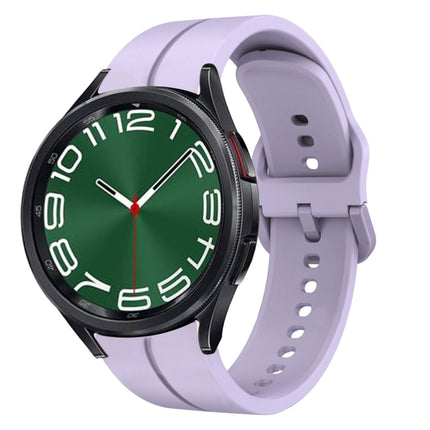 20mm Loop Silicone Watch Band, For Samsung Galaxy Watch5 44mm, For Samsung Galaxy Watch 6 Classic 47mm