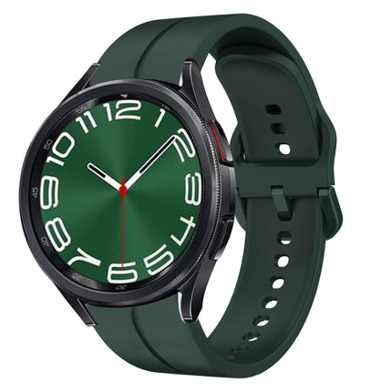 20mm Loop Silicone Watch Band, For Samsung Galaxy Watch 6 40mm, For Samsung Galaxy Watch 6 Classic 43mm
