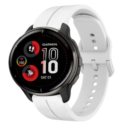 20mm Loop Silicone Watch Band, For Garmin Vivomove Sport, For Garmin Venu 2 Plus