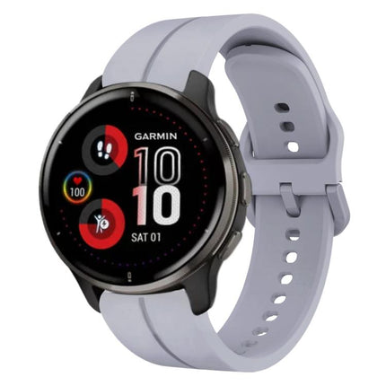 20mm Loop Silicone Watch Band, For Garmin Vivomove Sport, For Garmin Venu 2 Plus