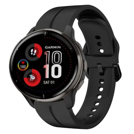 20mm Loop Silicone Watch Band, For Garmin Vivomove Sport, For Garmin Venu 2 Plus