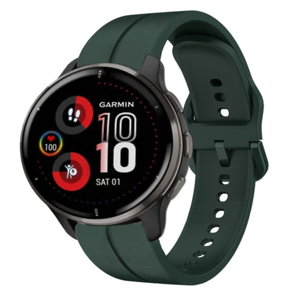 20mm Loop Silicone Watch Band, For Garmin Vivomove Sport, For Garmin Venu 2 Plus