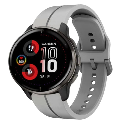 20mm Loop Silicone Watch Band, For Garmin Vivomove Sport, For Garmin Venu 2 Plus