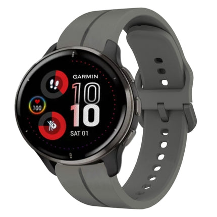 20mm Loop Silicone Watch Band, For Garmin Vivomove Sport, For Garmin Venu 2 Plus