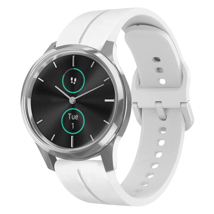 20mm Loop Silicone Watch Band, For Garmin Venu SQ, For Garminmove Luxe