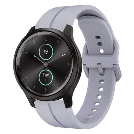20mm Loop Silicone Watch Band, For Garminmove Style, For Garmin Forerunner 645 Music