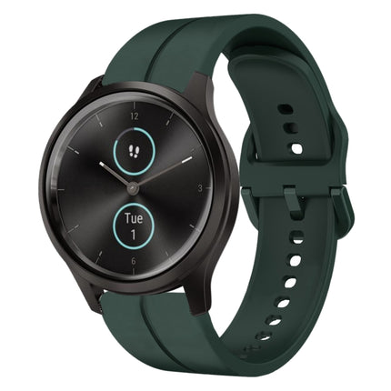 20mm Loop Silicone Watch Band, For Garminmove Style, For Garmin Forerunner 645 Music