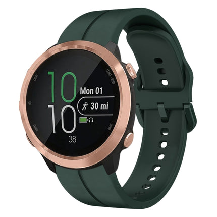 20mm Loop Silicone Watch Band, For Garminmove Style, For Garmin Forerunner 645 Music