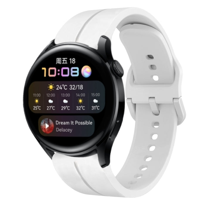 22mm Loop Silicone Watch Band, For Huawei Watch 3, For Huawei Watch 3 Pro