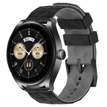 22mm Football Pattern Two-Color Silicone Watch Band, For Huawei Watch Buds, For Huawei Watch GT 3 SE