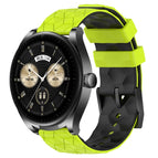 For Huawei Watch Buds / Lime Green + Black