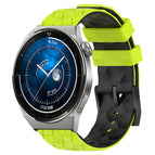 For Huawei Watch GT3 Pro 46mm / Lime Green + Black