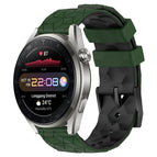 For Huawei Watch 3 Pro New / Armygreen+Black