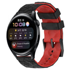 For Huawei Watch 3 / Black+Red