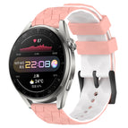For Huawei Watch 3 Pro / Pink+White