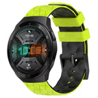 For Huawei Watch GT 2E / Lime Green + Black