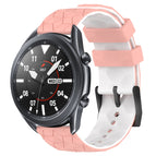 For Samsung Galaxy Watch3 45mm / Pink+White