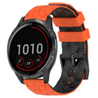 For Garmin Vivoactive4 / Orange+Black