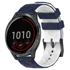 For Garmin Vivoactive4 / Midnight Blue + White