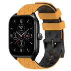 For Amazfit GTS 4 / Yellow+Black