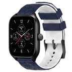 For Amazfit GTS 4 / Midnight Blue + White
