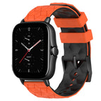 For Amazfit GTS 2E / Orange+Black