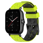 For Amazfit GTS 2E / Lime Green + Black