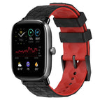 For Amazfit GTS 2 Mini / Black+Red