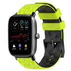 For Amazfit GTS 2 Mini / Lime Green + Black