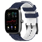 For Amazfit GTS 2 Mini / Midnight Blue + White