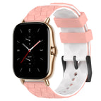 For Amazfit GTS 2 / Pink+White