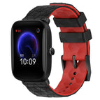 For Amazfit Pop / Black+Red