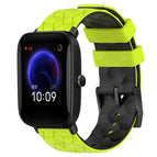 For Amazfit Pop / Lime Green + Black