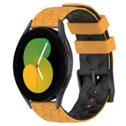 For Samsung Galaxy Watch 5 44mm / Yellow+Black