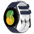 For Samsung Galaxy Watch 5 44mm / Midnight Blue + White