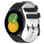 For Samsung Galaxy Watch 5 40mm / Black+White