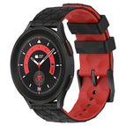 For Samsung Galaxy Watch 5 Pro 45mm / Black+Red