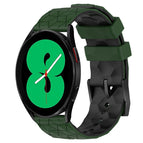 For Samsung Galaxy Watch 4 44mm / Armygreen+Black
