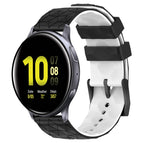 For Samsung Galaxy Watch Active 2 40mm / Black+White
