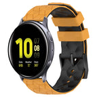 For Samsung Galaxy Watch Active 2 40mm / Yellow+Black