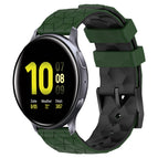 For Samsung Galaxy Watch Active 2 40mm / Armygreen+Black