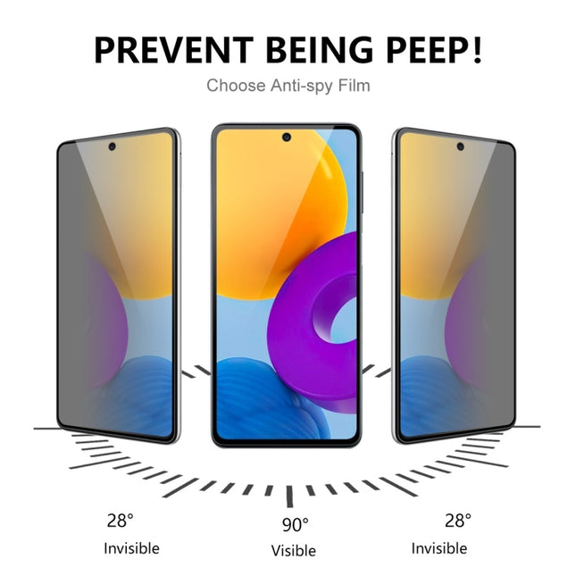 For Samsung Galaxy A54 5GENKAY 28 Degree Anti-peeping Tempered Glass Full Screen Film, For Samsung Galaxy A54 5G(1pc), For Samsung Galaxy A54 5G(2pcs), For Samsung Galaxy A54 5G(5pcs)