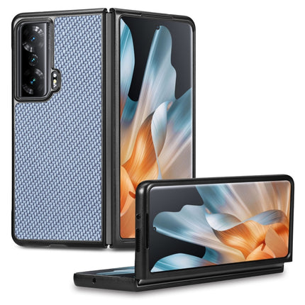 Carbon Fiber Texture Leather Back Cover Phone Case, For Honor Magic Vs, For OPPO Find N2 Flip, For OPPO Find N2, For Google Pixel Fold