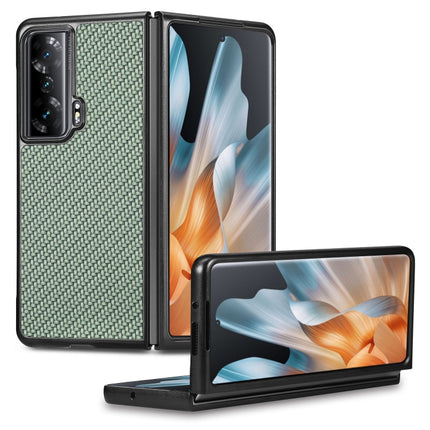 Carbon Fiber Texture Leather Back Cover Phone Case, For Honor Magic Vs, For OPPO Find N2 Flip, For OPPO Find N2, For Google Pixel Fold