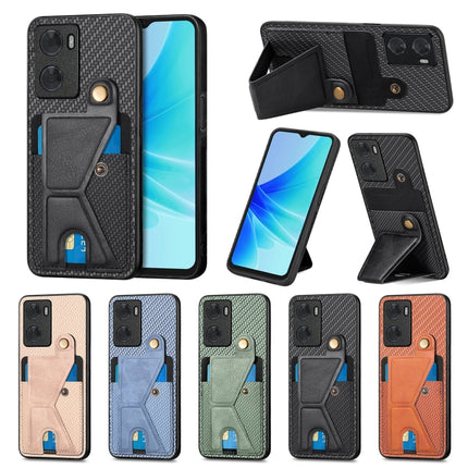 Carbon Fiber Wallet Flip Card Holder Phone Case, For OPPO A57 4G, For OPPO Reno9, For OPPO Reno9 Pro+, For Xiaomi Poco M5 4G