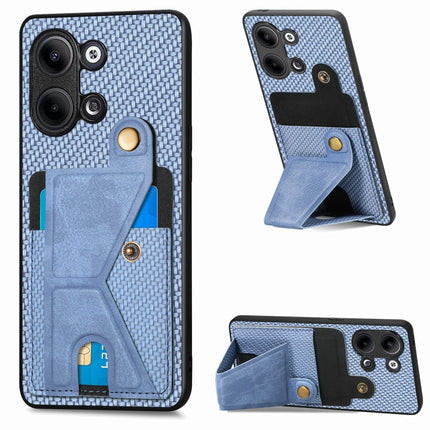 Carbon Fiber Wallet Flip Card Holder Phone Case, For OPPO A57 4G, For OPPO Reno9, For OPPO Reno9 Pro+, For Xiaomi Poco M5 4G
