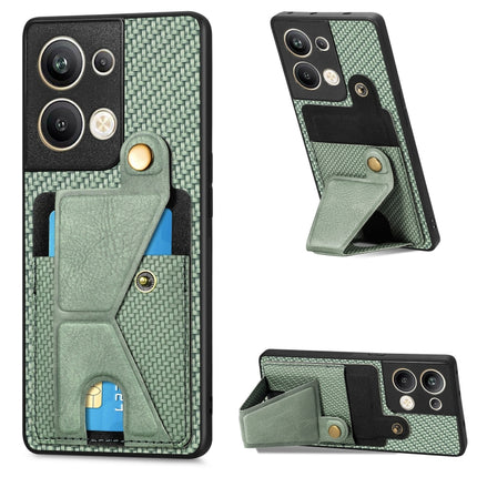 Carbon Fiber Wallet Flip Card Holder Phone Case, For OPPO A57 4G, For OPPO Reno9, For OPPO Reno9 Pro+, For Xiaomi Poco M5 4G