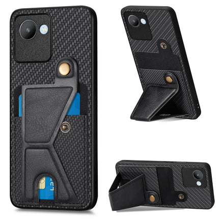 Carbon Fiber Wallet Flip Card Holder Phone Case, For Realme C30, For Xiaomi 13 Pro, For Xiaomi 13, For Google Pixel 7A